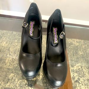 Funtasma Black Costume Platform Heels